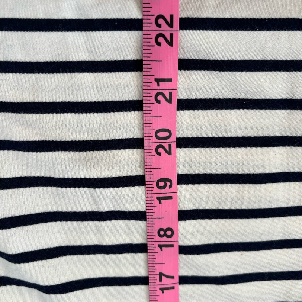 Boden Black and White Striped Boatneck Top - Picture 9 of 9